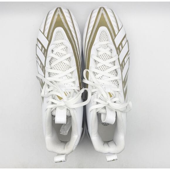 Adidas Men\'s Freak Spark MD 23 Football Cleats US 11 White Gold Athletic NWOB main image 4